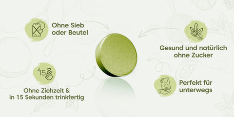 TEABALLS Tee ohne Beutel oder Sieb
