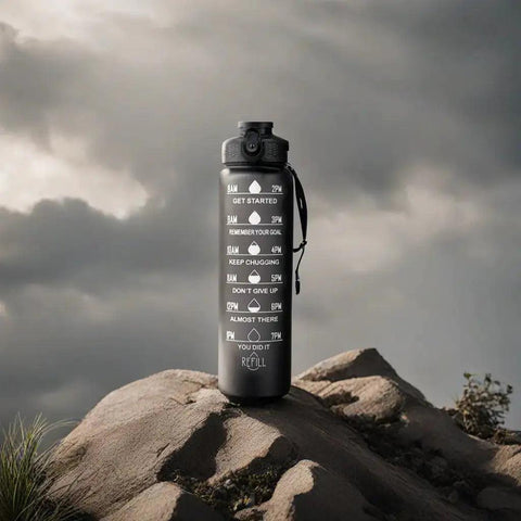 HydroMotiv Die Inspirierende Trinkflasche für Tägliche Motivation - TEABALLS OFFICIAL | TEABALLS Schweiz | Tee ohne Beutel 
