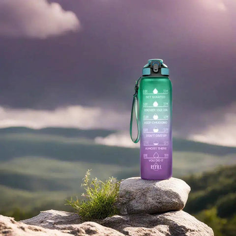 HydroMotiv Die Inspirierende Trinkflasche für Tägliche Motivation - TEABALLS OFFICIAL | TEABALLS Schweiz | Tee ohne Beutel 