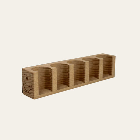  Teaballs - MagStand Holz mit Platz für 5 Teaballs 