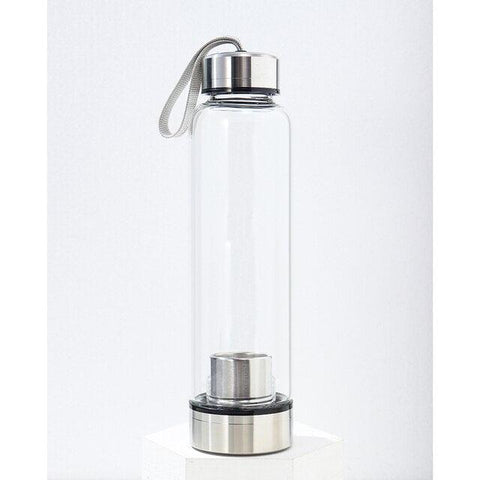 Kristallglas Elixier Wasserflasche - TEABALLS OFFICIAL | TEABALLS Schweiz | Tee ohne Beutel 