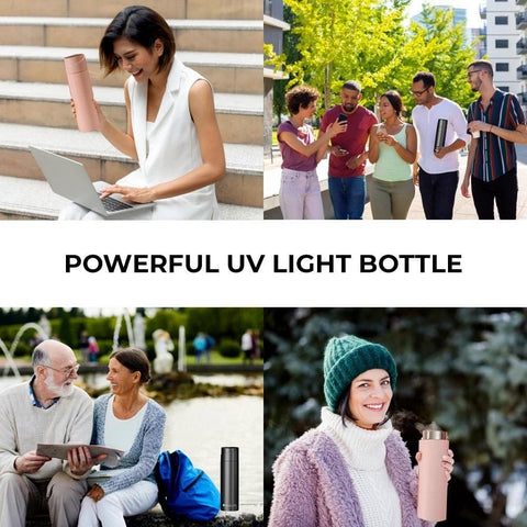 UV-Sterilisationswasserflasche 420ml - TEABALLS OFFICIAL | TEABALLS Schweiz | Tee ohne Beutel 
