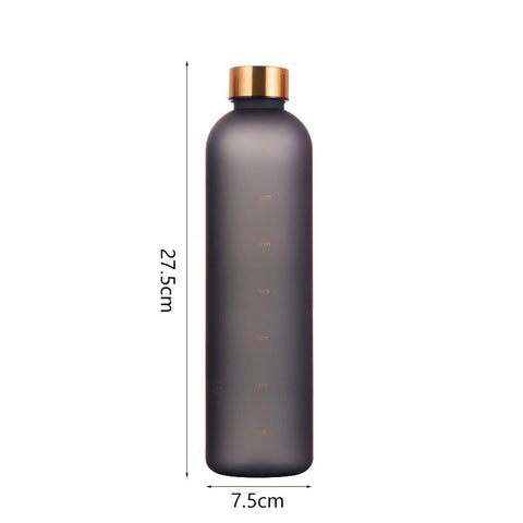 Wasserflasche mit Zeitmarker 1000ml - TEABALLS OFFICIAL | TEABALLS Schweiz | Tee ohne Beutel 
